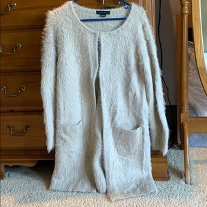 Sanctuary fuzzy sweater jacket